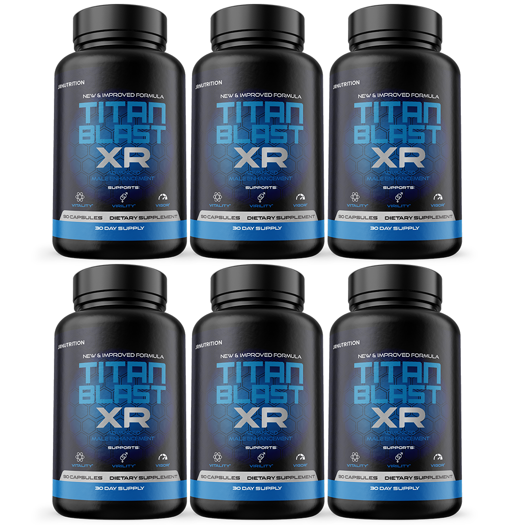Titan Blast XR Advanced Male Enhancement - 6 Bottles